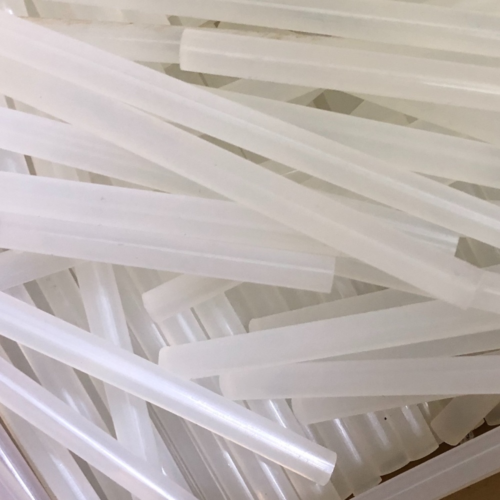 100 Count Hot Melt Clear Mini Glue Sticks for Hot Glue Gun Crafting Essentials